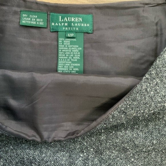 Ralph Lauren Grey Wool Maxi Skirt - Picture 4 of 8